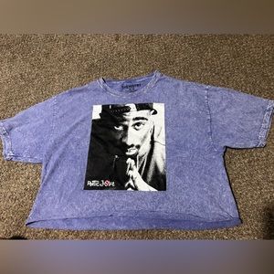 Tupac crop top